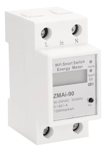 Domotica Switch Tuya Smart Hasta 60 Ah Medidor De Consumo 0