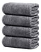 Tens Towels Extra Large Bath Towels, 76x152cm, Dark Gray 0