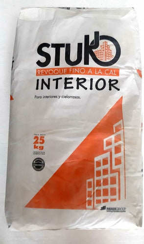 Revoque Fino A La Cal Stuko Para Interiores  X 25kg 1