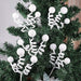 6 Ramas De Decoracion Zhanyigy Para Navidad Blanco 3