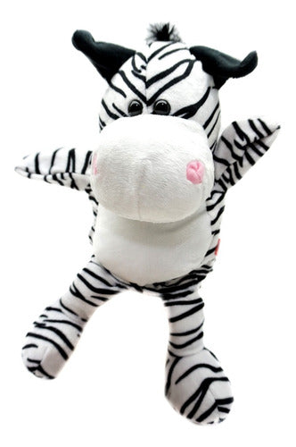 Atrapacuentos Hand Puppet N48 Plush Zebra Long Legs Toy Jungle 0