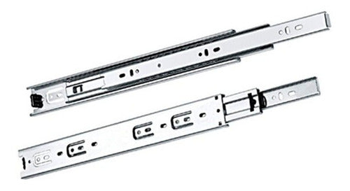 Riel Corredera Telescópica Para Cajón De 35 Cm Meaton 0