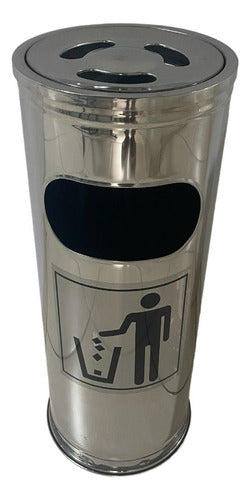 Genérica Stainless Steel Cigarette Bin 1