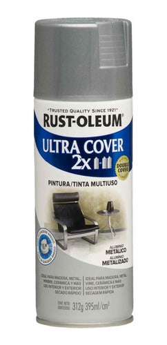 Ultra Cover 2x Metallic Aluminum Color Rust-Oleum Sibaco 0