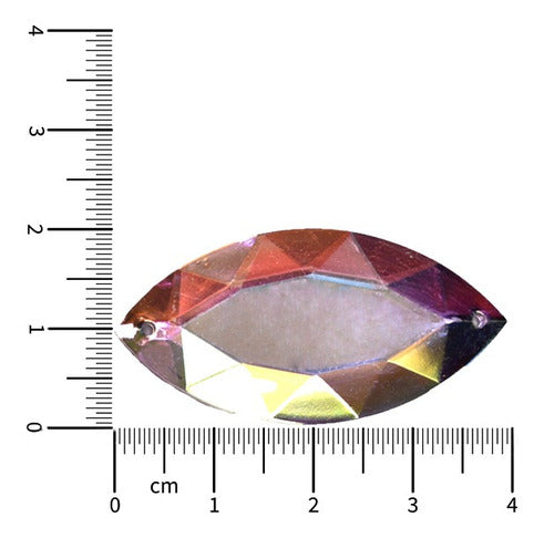 Tu Costurero Online Faceted Acrylic Gem for Sewing Elongated 20x40 - 100 Units 5