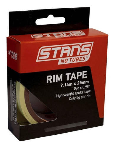 Stans NoTubes Tubeless Tape 25mm X 9 Mts (Made In USA) 0