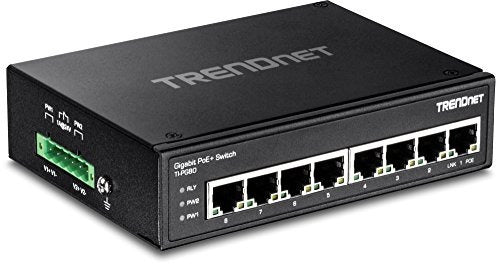 TRENDnet 8 Port Hardened Industrial Unmanaged Gigabit 0