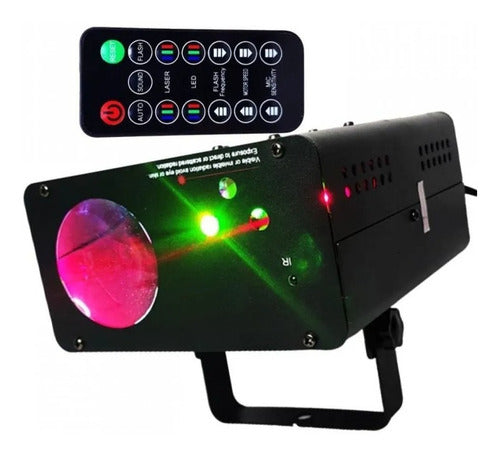 Canhão Holográfico Raio Laser Iluminação Led  Rgbw Tb1318 2