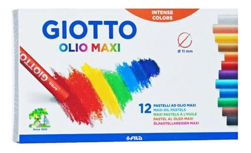 Giotto Oil Pastels Box of 12 0