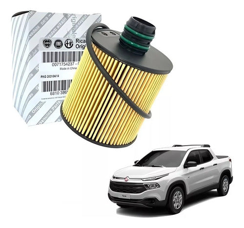 Kit Revisão Filtros E Óleo Original Fiat Toro 2.0 Diesel 2