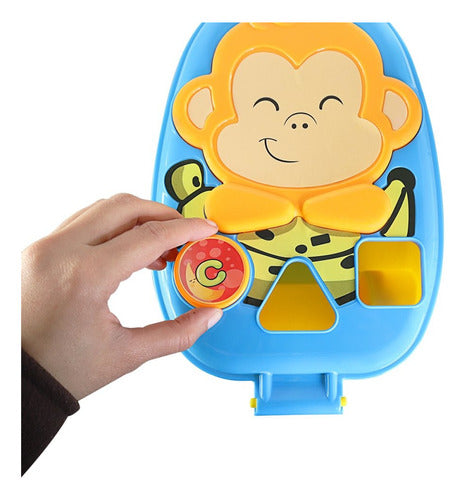 Brinquedo Didático Infantil Baú Macaquinho 4