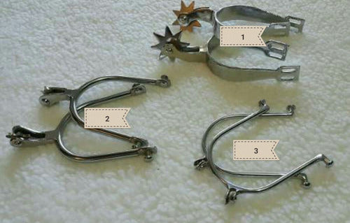 Talabarteria Virtual Chromed Spurs for Riding and Rodeo 1