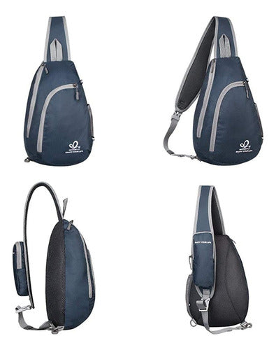 Waterfly Sling Backpack Crossbody Bag - 7 Liters - Blue Sapphire 1