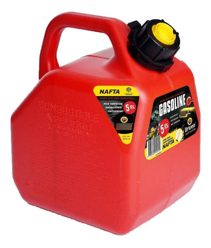 Driven 5 Liters Fuel Can with Pour Spout for Motorcycle 0