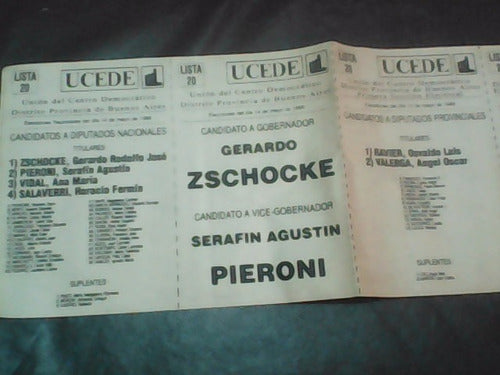 Boleta Ucede 1995 Prov. Buenos Aires 0