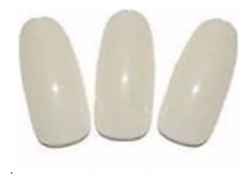 100 Full Round False Nails with 1 Ydnis Makeup Glue 5
