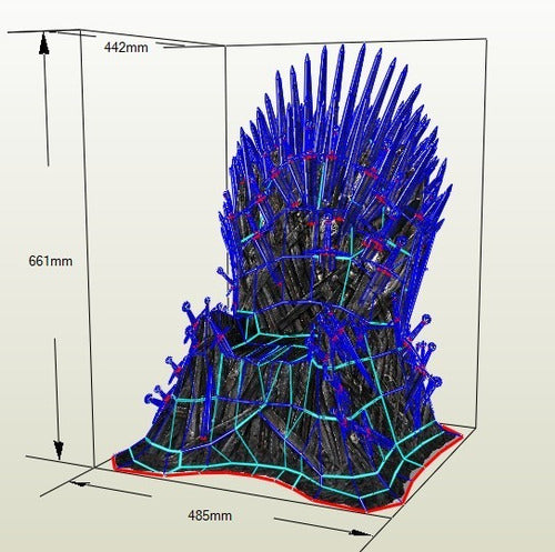 Trono De Hierro Got Papercraft 1