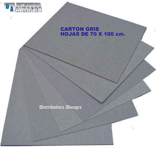 Pressed Grey Cardboard 1.5mm Cut A5 - 21x15 Pack of 10 Units 1