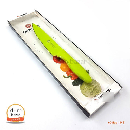Arbolito Boker Non-Stick Steel Knife Green 15cm 1