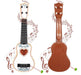 Raimy Ukulele De Aprendizaje Para Niños, 43 Cm, 4 Cuerdas, Blanco 0