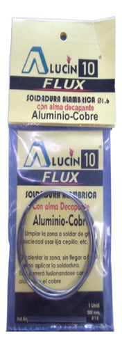 ALUCIN 10 Aluminum-Copper Flux Core Soldering Wire with Fluxing Agent 0