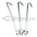 Zinc-Coated Hook for Weaving with Nut and Bolt 3/8*200mm x 25 Units 1