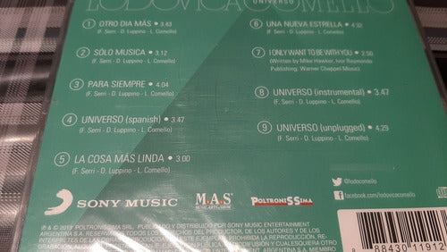 Lodovica Comello - Universo - Cd Nuevo Cerrado 1