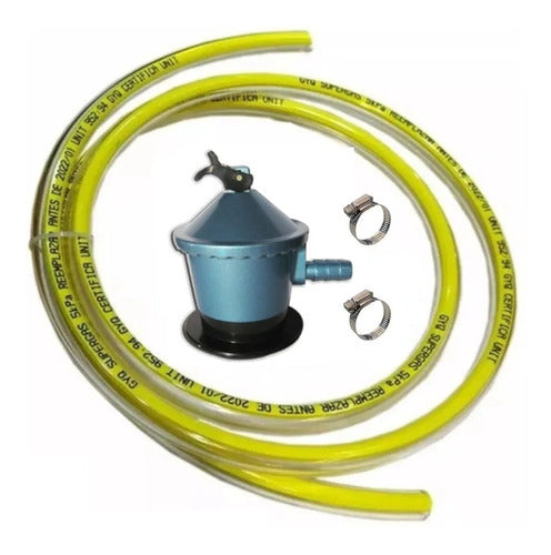 IGT Gas Valve Kit 13 Kg + 1.5 M Hose + 2 Clamps 0