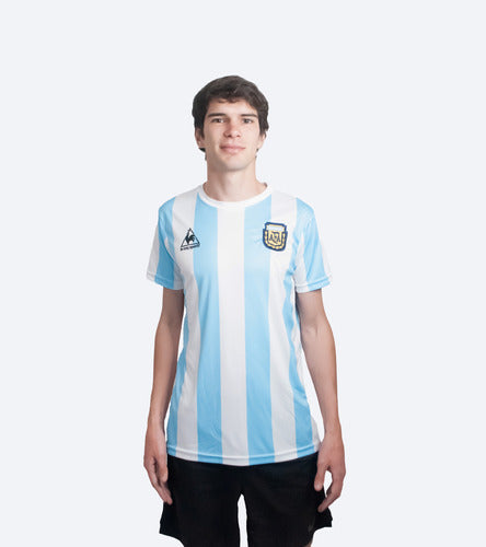 Argentina 86 T-Shirt Replica - Classic Male Design - Blue and White Colors - UV Protection - Antibacterial - Quick Dry - Comfortable 12