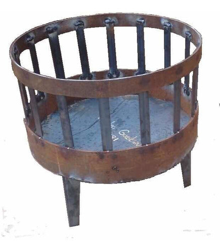 Braseros Fogón Firepit Modelo Romano 50 Cm Deco Jardin 0