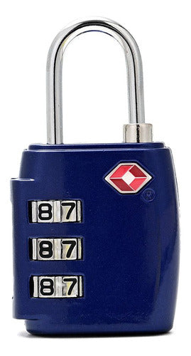 Skora TSA Wanderlust Numeric Combination Travel Lock 7