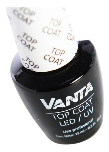 Top Coat Vanta  Esmalte Semipermanente Gel On-off X 15 Ml 1