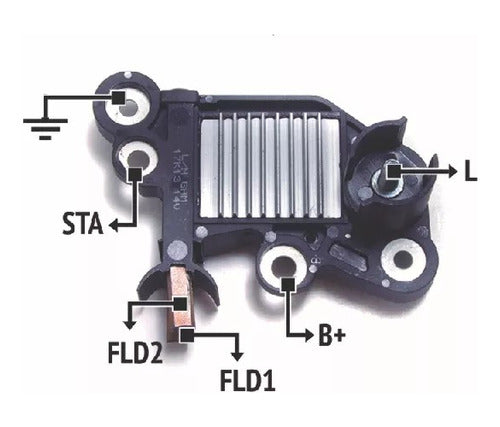 Regulador De Voltaje Alternador T.bosch Rnb 220703 0