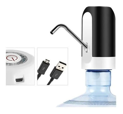 Generic Automatic Water Dispenser Rechargeable USB Pump 0