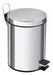 Papelera Acero Inoxidable: 5 Liters Trash Bin for Home and Office 0