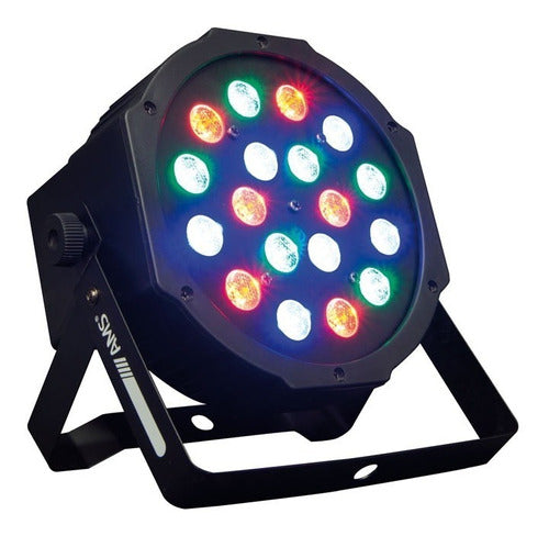 Tacho Par Led Bat 54 Ams Batería Integrada 18x1w Led Rgb. 0