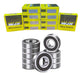 KZ Bearings Kit Rodamientos Rulemanes 6203 - 6204 X 5 Unidades Cada Uno 1