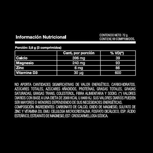 Natural Nutrition Calcium Magnesium Zinc with Vitamin D3 60 Tablets Supplement 5