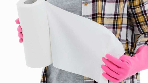 Premium White Roll Towel 6 X 200mt Auto Cut High Quality 4