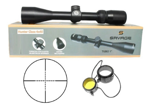 Savage 4x32 Hunter Class Mildot Scope 0