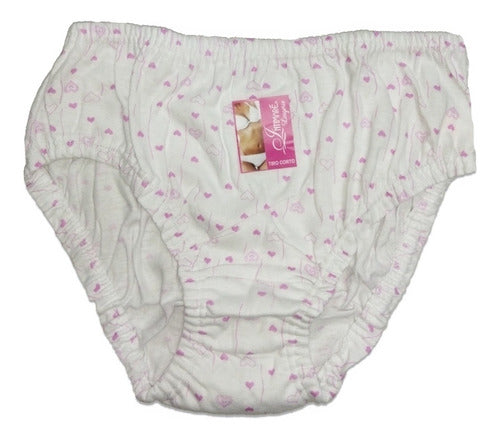 Intimaré Short Waist Cotton Panties Printed X 3 Pack 0