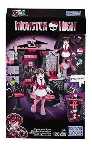 Mega Bloks Monster High Draculaura's Vamptastic Room Building Set 0