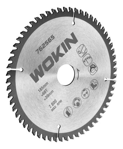 Wokin Circular Saw Blade 60 Teeth 235mm 9'' 0