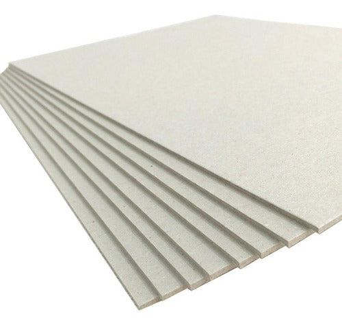 Pressed Grey Cardboard 1.5mm Cut A5 - 21x15 Pack of 10 Units 0