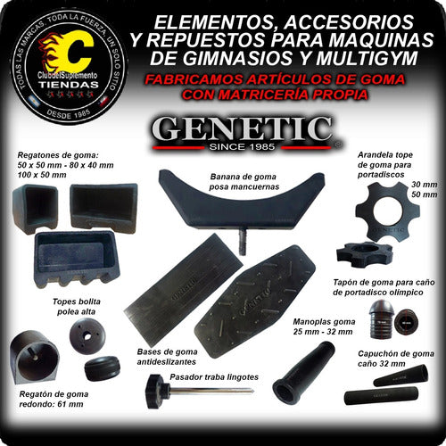 Genetic 5 Guardacabo 1/8 Acero Galvanizado Maquinas Gimnasio 7