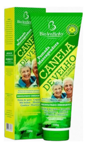 3 Unds Pomada Canela De Velho Bio Instinto Bisnaga 150g 0