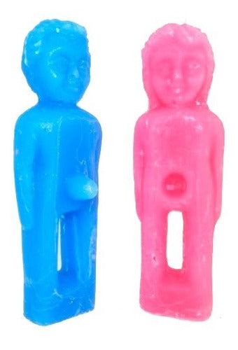 Grupo Utopía Juan and Juanita Shaped Candles, 1 Unit 0