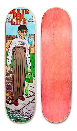 Whiro Skate For Life Skateboard Deck Gatambu 8" 0