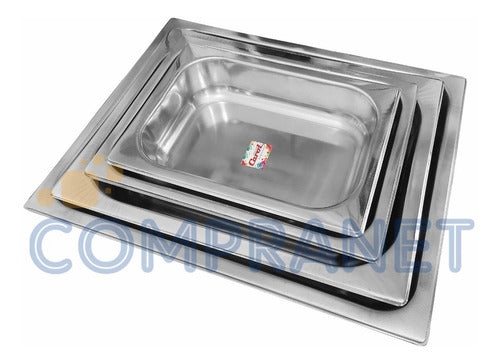 Carol Rectangular Roasting Pan, Stainless Steel, Large, 12552 2