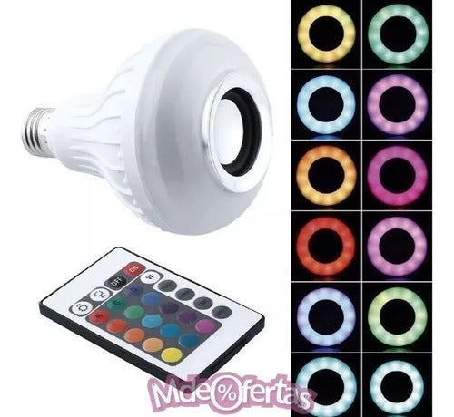 Led Music RGB Bluetooth Speaker Lamp 3